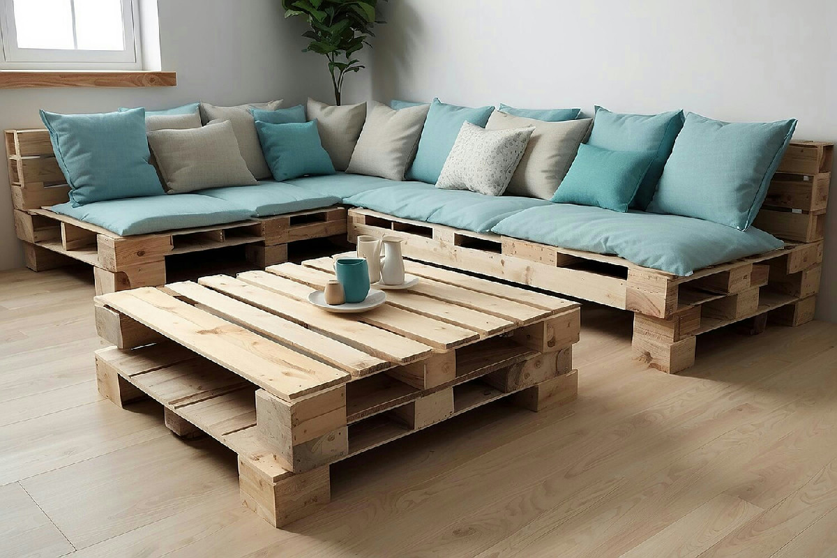 Costruisci un divano personalizzato con pallet: idee pratiche per arredare con stile e risparmio